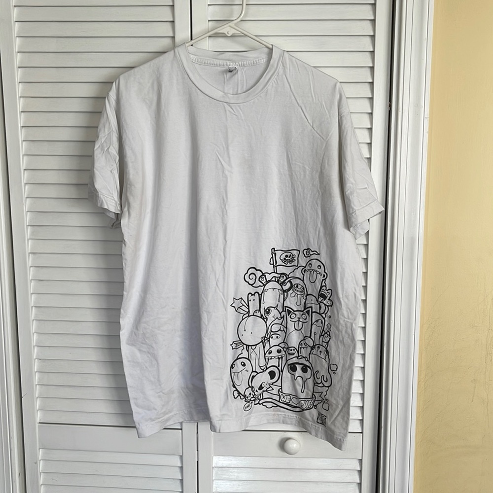 Doodle Art American Apparel T shirt Unisex